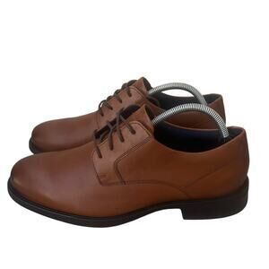 New Cole Haan Bedford Mens Size 9 Brown Plain Toe Derby Shoes